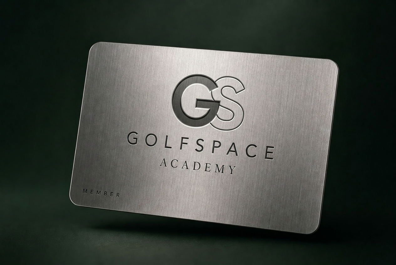 GolfSpace Academy silver membership card